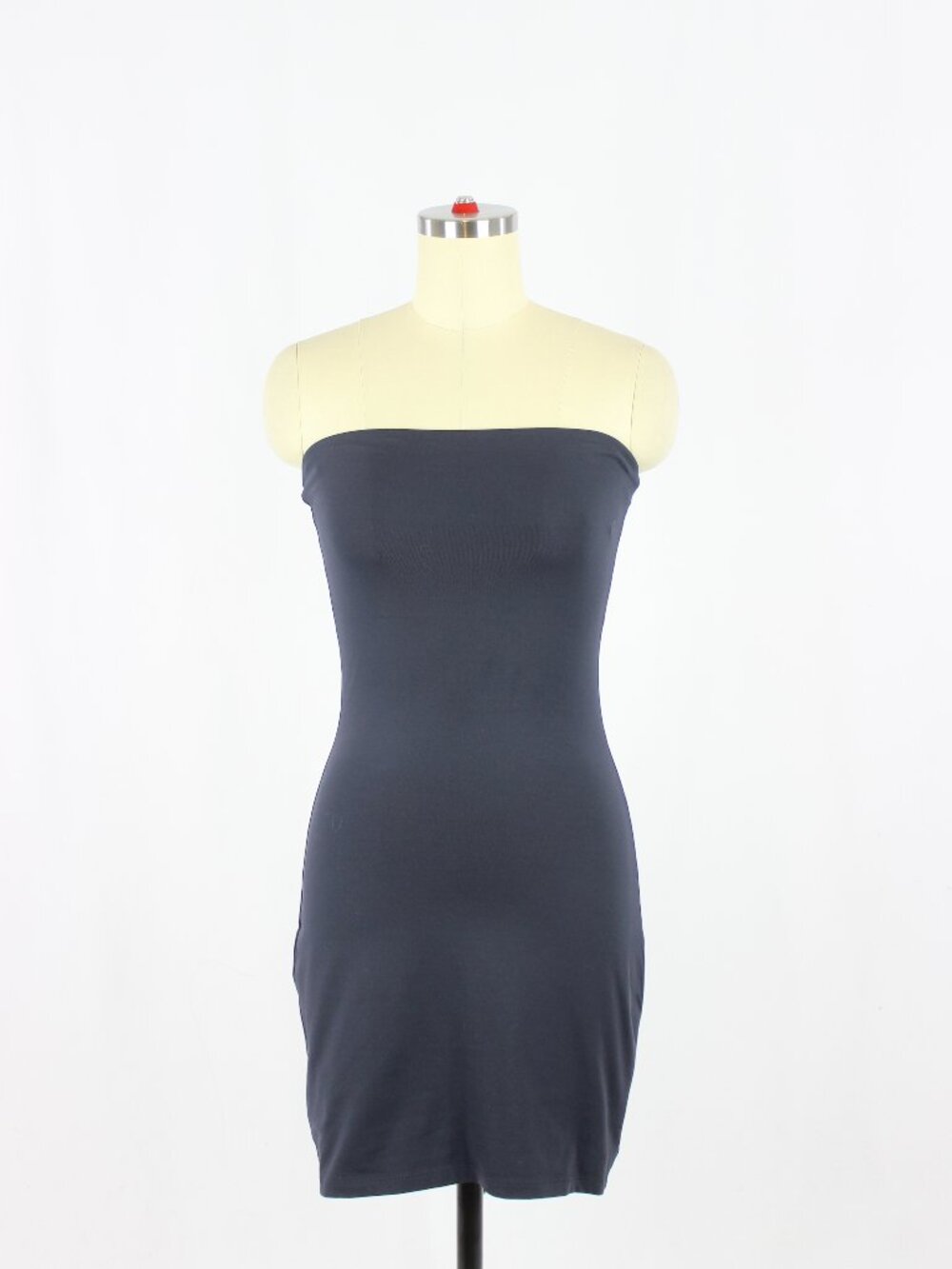 ARITZIA Enrapture Contour Navy Strapless Bodycon Mini Tube Dress, Size S